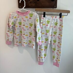 Grace & James 100% Pima Cotton Cheerleader Pajama Set Size 5T
